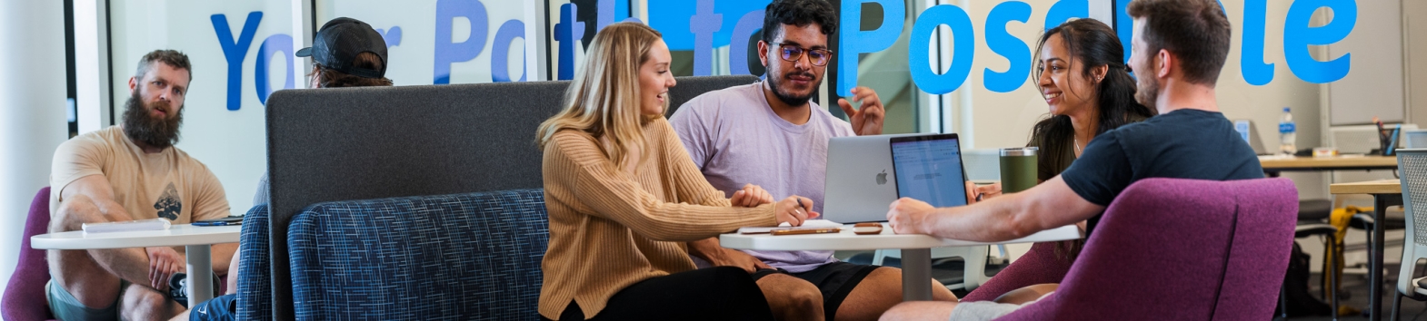 SCC students in new spaces